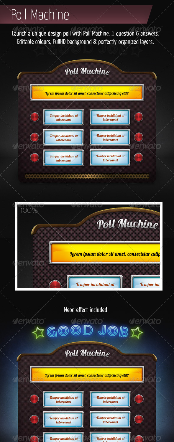 Poll Machine - Miscellaneous Illustrations