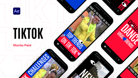 Tiktok Stories Pack Product Promo template preview
