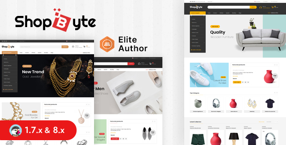 ShopByte - Multipurpose Prestashop 1.7 & 8.x Responsive Theme