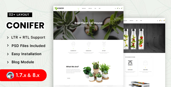 Conifer - Multipurpose Prestashop 1.7 & 8.x Responsive Theme