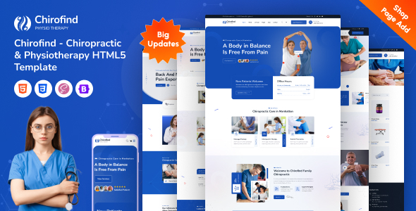 Chirofind - Chiropractic & Physiotherapy HTML5 Template