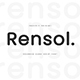 Rensol Rounded Sans Serif Font