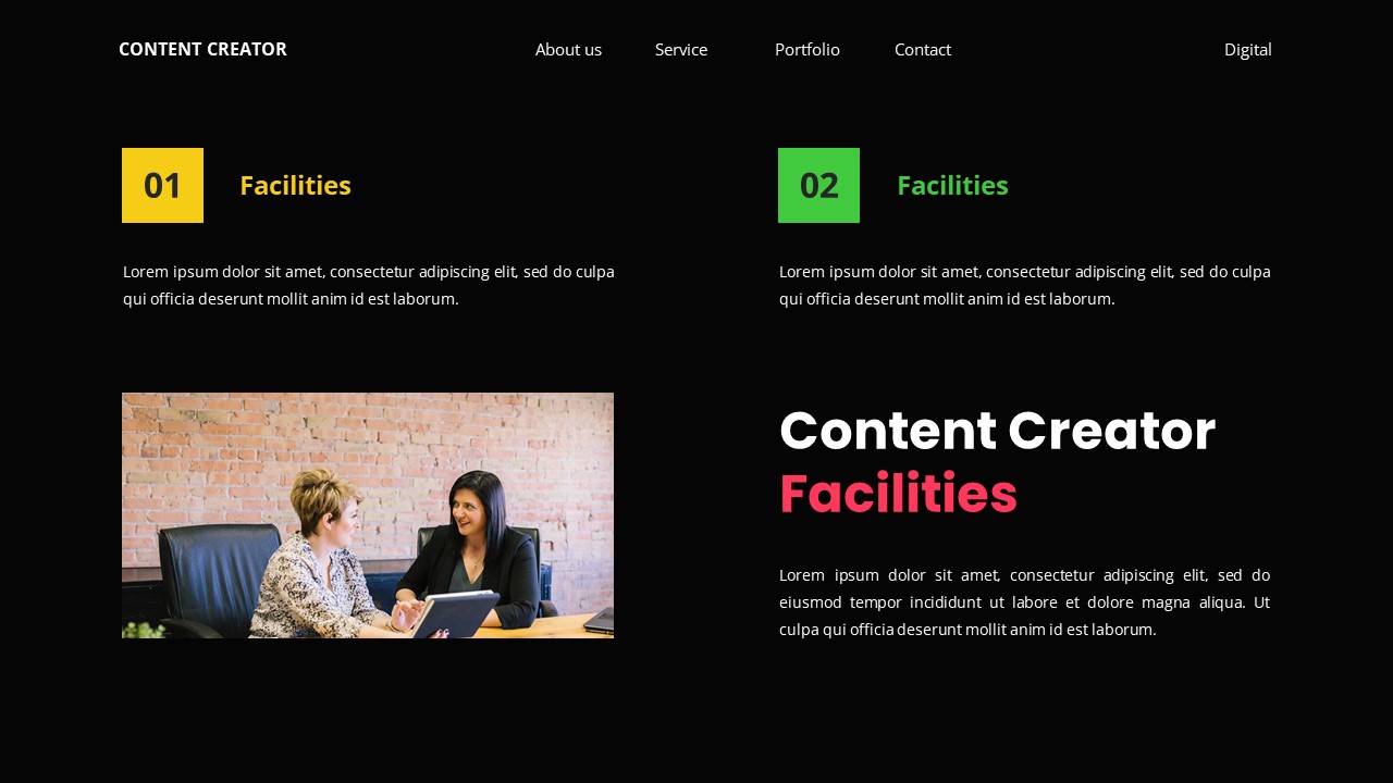 Content Creator - Digital Keynote Templates, Presentation Templates
