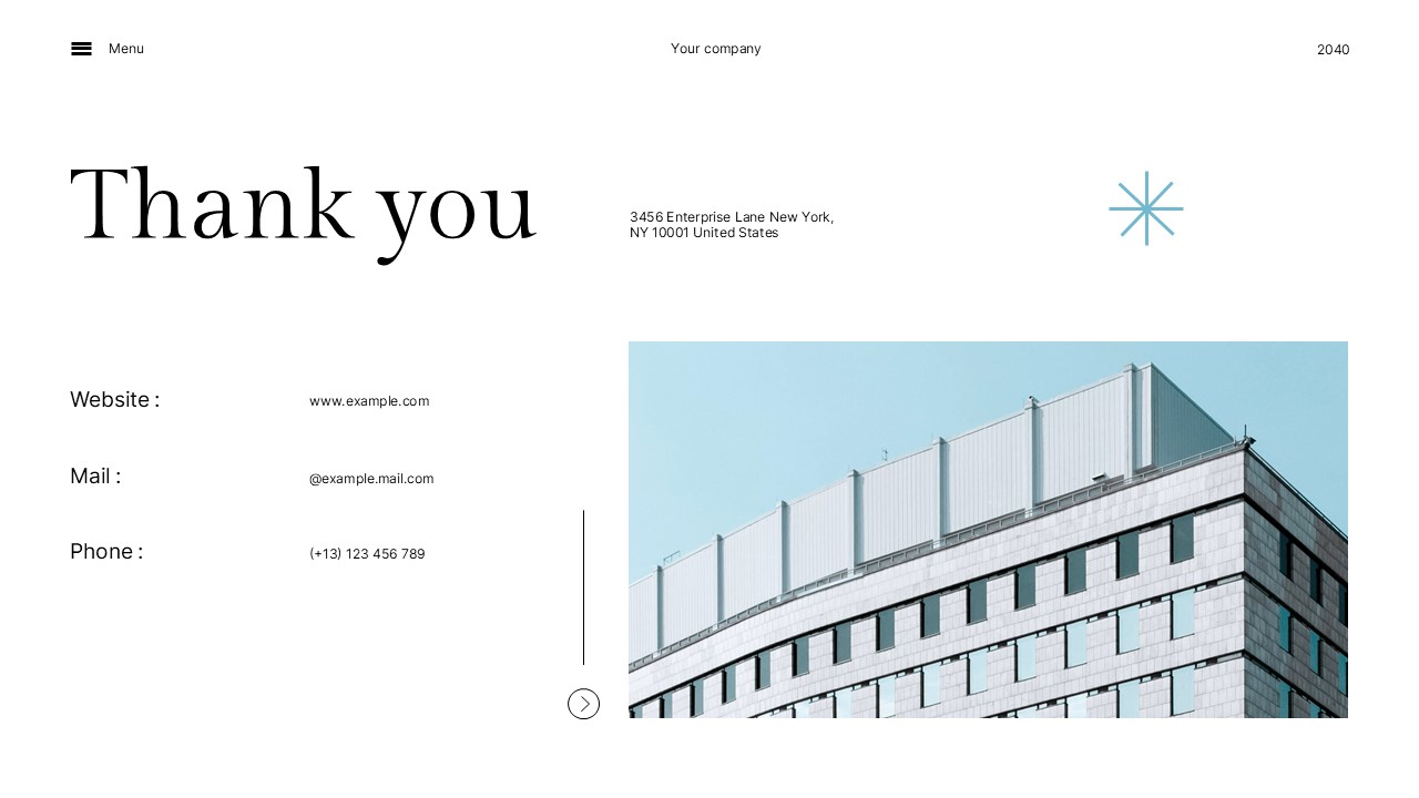 White Blue Modern Minimalist Architecture Company Profile Presentation ...