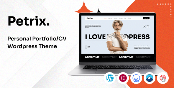 Petrix – Personal Portfolio WordPress Theme