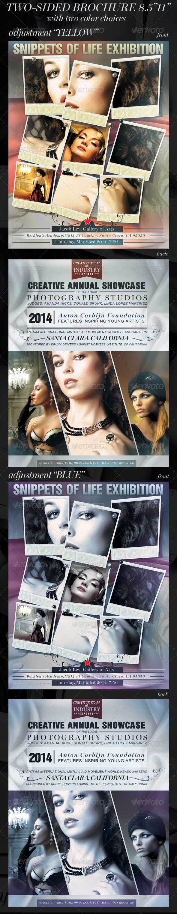 2-Sided Brochure in 8.5"x11" - Brochures Print Templates