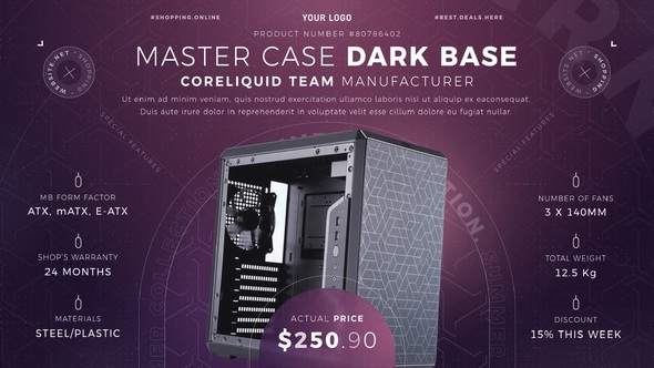 Minimal Product Promo VI Product Promo template preview