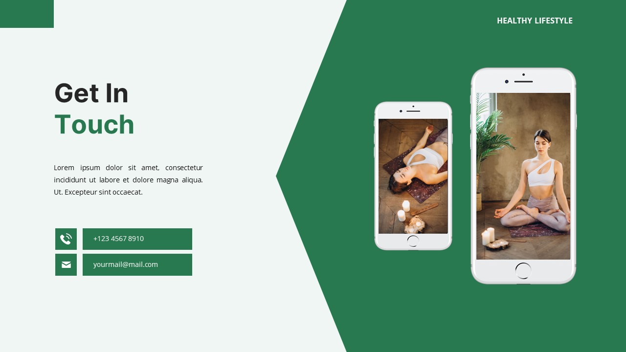 Healthy Lifestyle - Health Powerpoint Templates, Presentation Templates