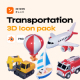 Transportation 3D Icon