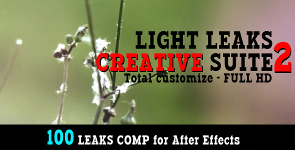Light Leaks Creative Suite 2 - 100 Comp