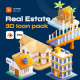 Real Estate's 3D Icon pack