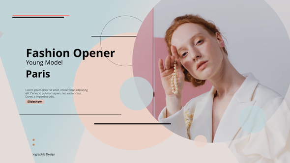 Fashion Opener Video Displays template preview