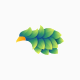 Eagle Growth Colorful Logo Template