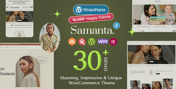 Samanta – Multipurpose WooCommerce WordPress Theme