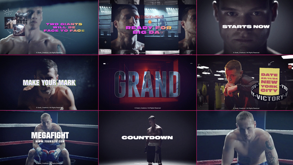 Fight Promo Openers template preview