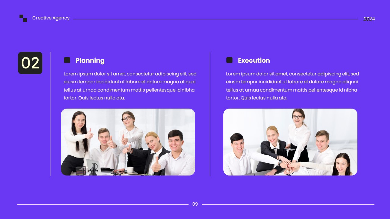Black Purple Cream Project Management Keynote Presentation ...