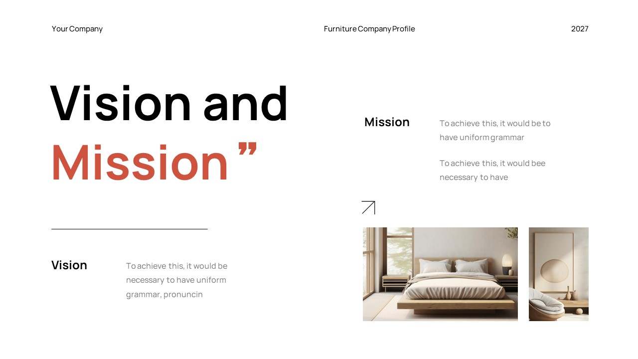 White Orange Black Modern Minimalist Furniture Company Profile Google ...