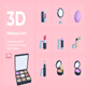 3D Makeup Icon