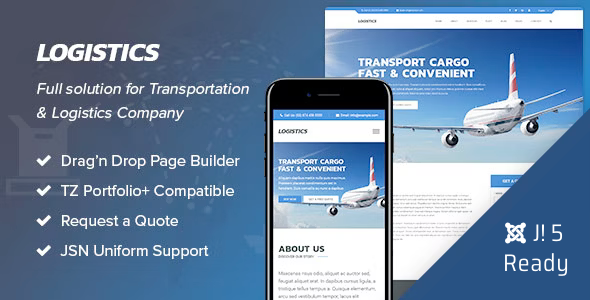 Logistics - Transportation Joomla 5 Template