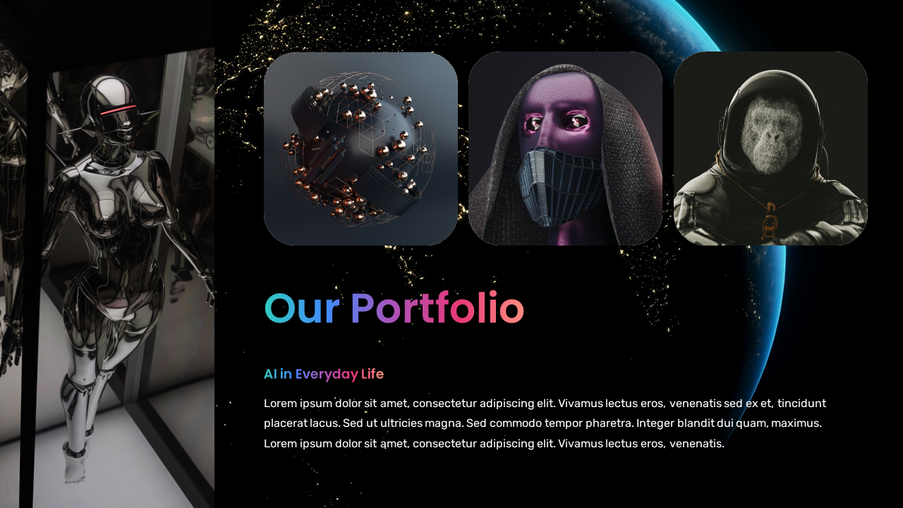 Creative Artificial Intelligence Presentation Template, Presentation ...