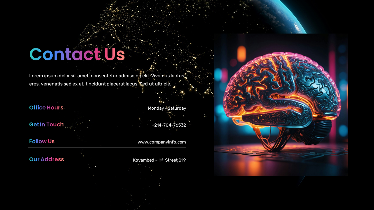 Creative Artificial Intelligence Presentation Template, Presentation ...
