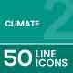 Climate Line Icons