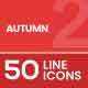 Autumn Filled Line Icons