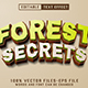 Forest Mystery Editable Text Effect