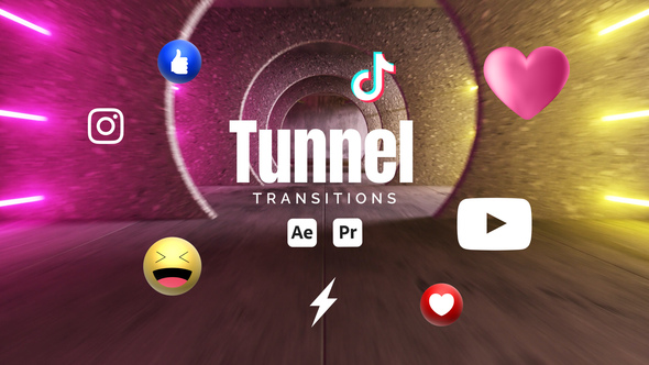 Tunnel Transitions Elements template preview
