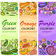 Healthy Color Diet Vertical Banners