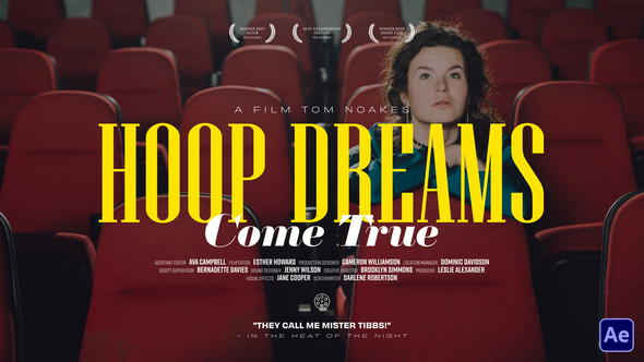 Silent Cinematic Titles Titles template preview