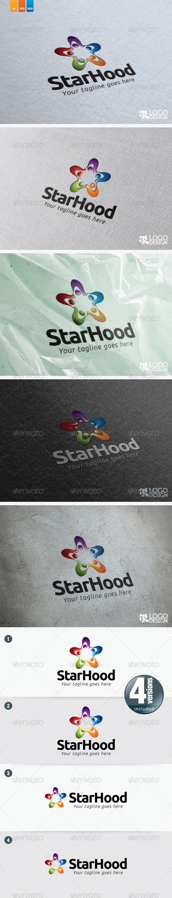 StarHood - Humans Logo Templates
