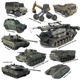 10 Military Vehicles Collection v2