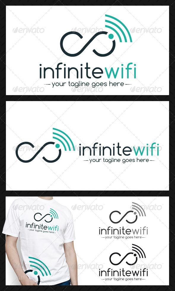 Infinite Wifi Logo Template - Symbols Logo Templates