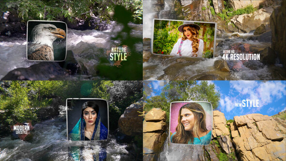 Spring Photo Slide Openers template preview