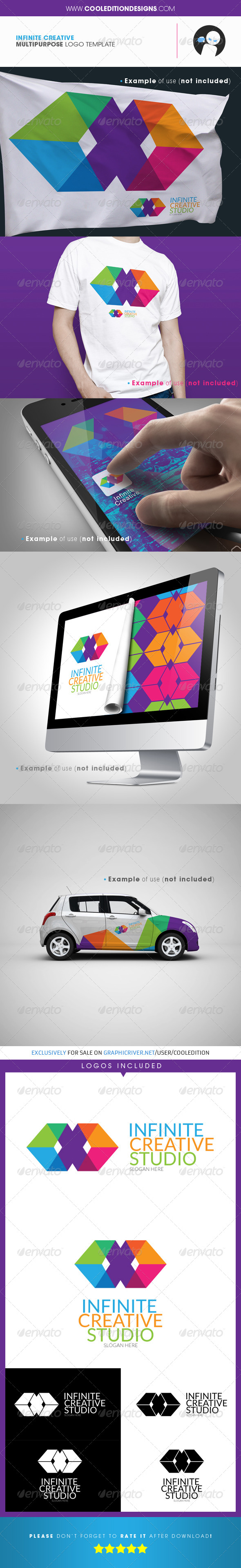Infinite Creative - Multipurpose Logo Template - Symbols Logo Templates