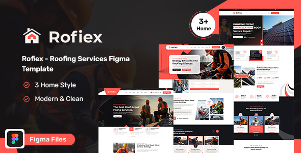 Rofiex - Roofing Services Figma Template