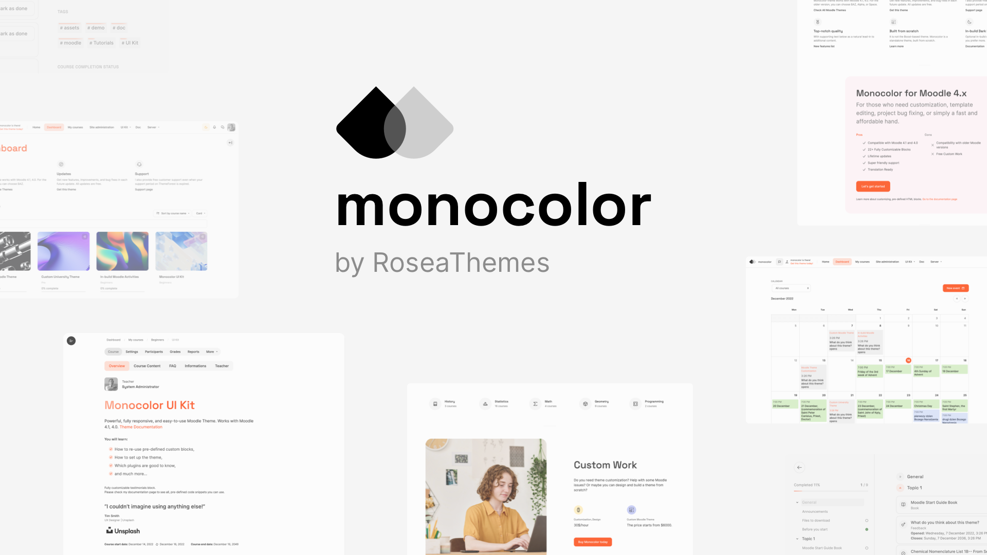 Monocolor - Premium Moodle Theme