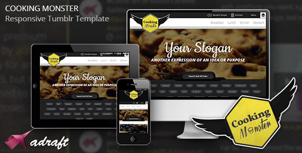 Cooking Monster - ThemeForest 4234696
