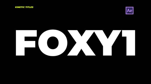 Kinetic Titles Titles template preview