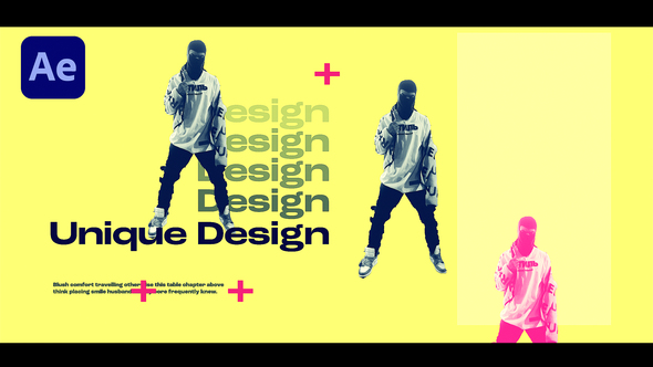 Abstract Typography Intro Openers template preview