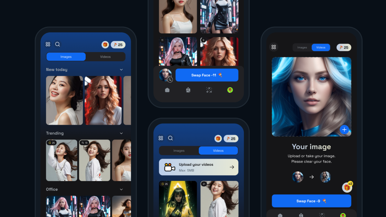 Morphify Faceswap Flutter Full Application by izidev2023 | CodeCanyon