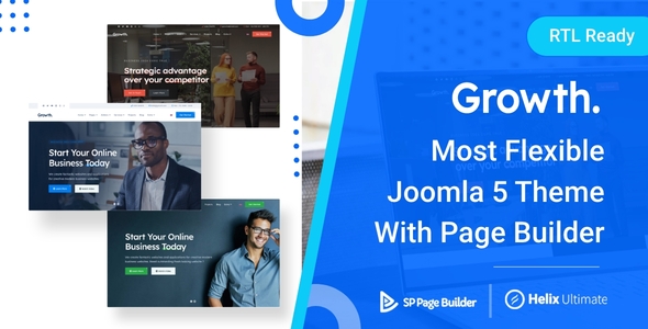 Growth - Responsive Multi-Purpose Joomla 5 Template