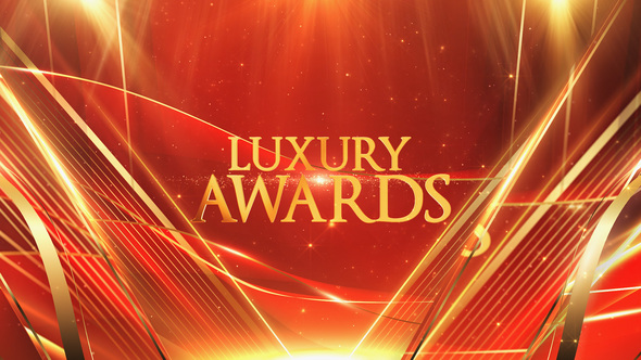Luxury Awards broadcast-packages template preview