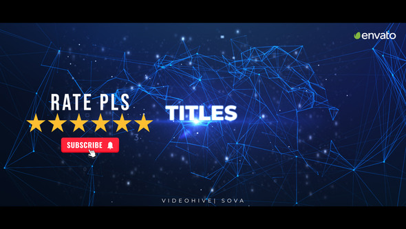 Plexus Inspiration Titles Logo Stings template preview