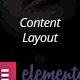 Content Layout for Elementor