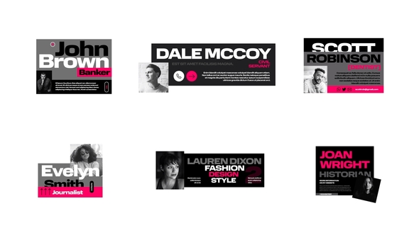 Corporate Lower Thirds For Premiere Pro Premiere Pro template preview