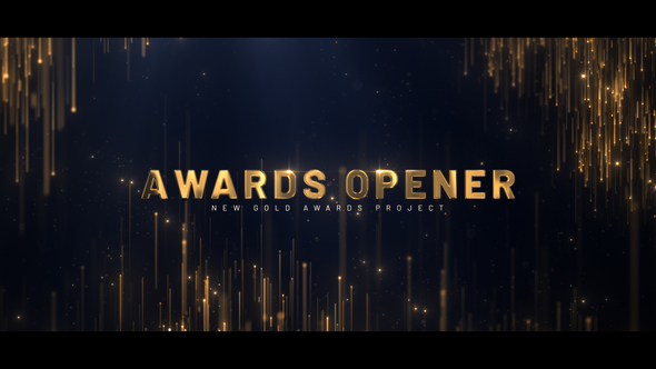 Awards Opener Titles template preview