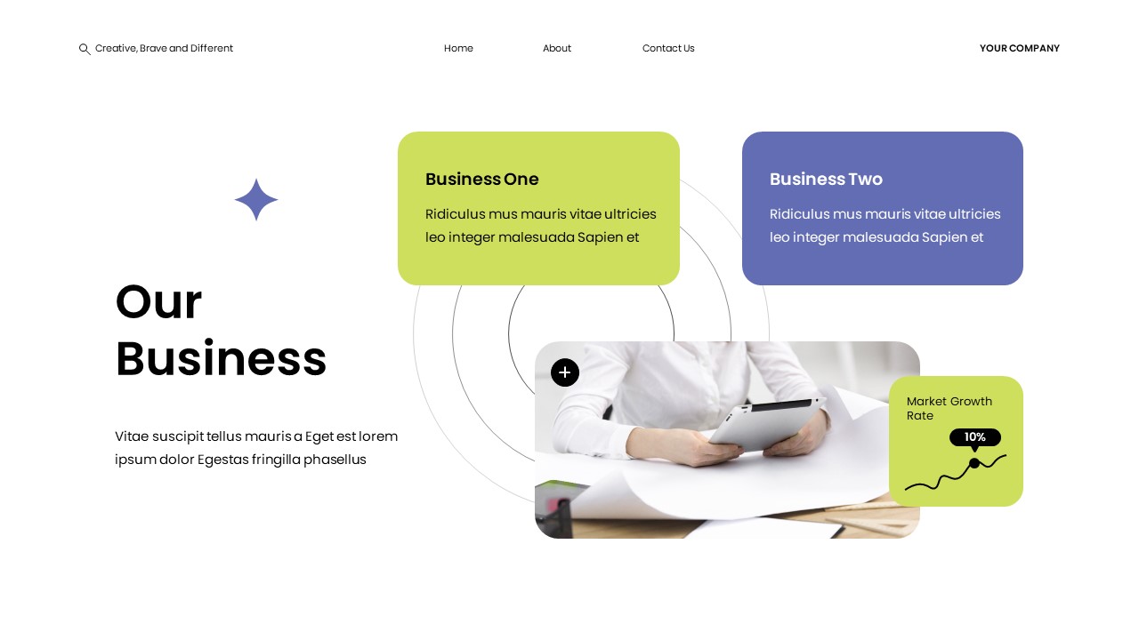 White Blue Creative Ui Ux Modern Agency Pitch Deck Presentation ...