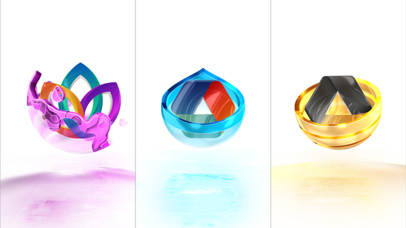 Glass Ball Logo Logo Stings template preview